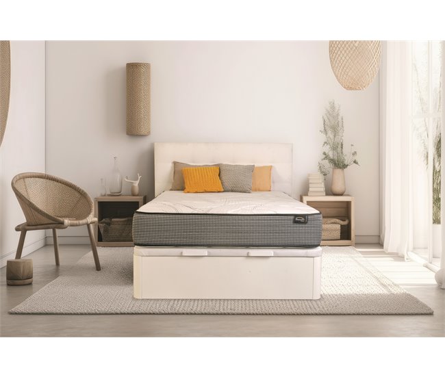 Conforama Colchón muelles ensacados y viscoelástica XTRA POCKET 90x190cm Envío gratis