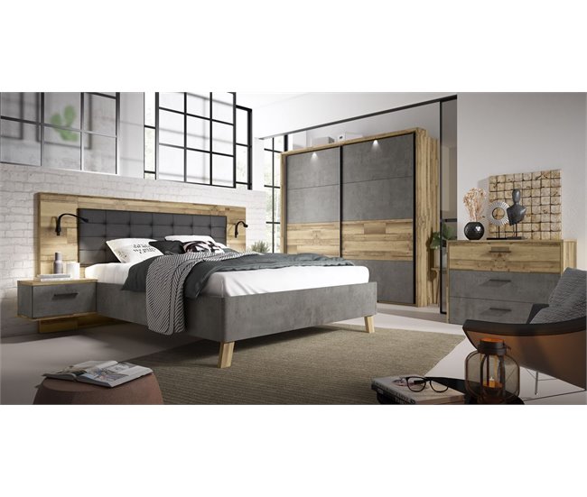 Conforama Armario RICCIANO puertas correderas 230x215cm roble Grandes descuentos