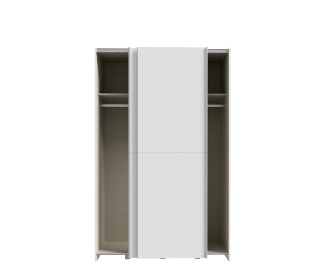 Conforama Armario MANDALORE II puertas correderas 120x190cm blanco Devoluciones gratuitas