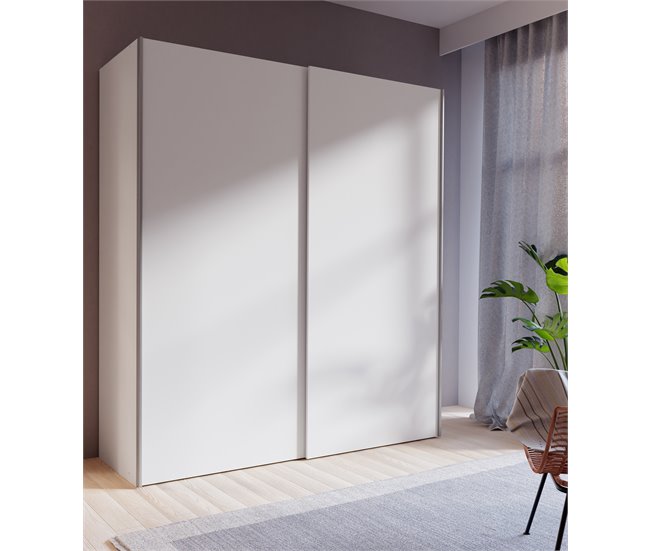 Conforama Armario MANDALORE II puertas correderas 170x190cm blanco 2025