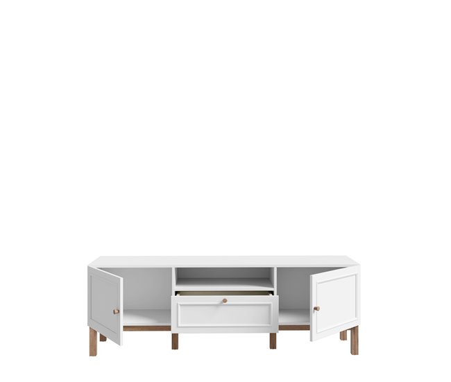 Conforama Mueble tv 159 6 cm gris claro LISZT Outlet