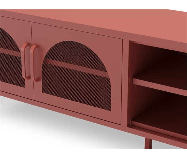 Conforama Mueble tv DIORA 160cm terracota Outlet online