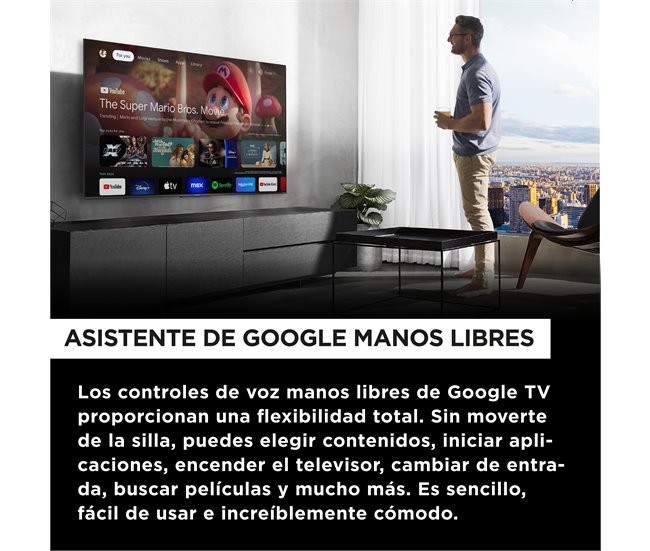 Conforama TV 65 pulgadas TCL 65C655 QLED Smart TV 3 HDMI 1 USB Tienda