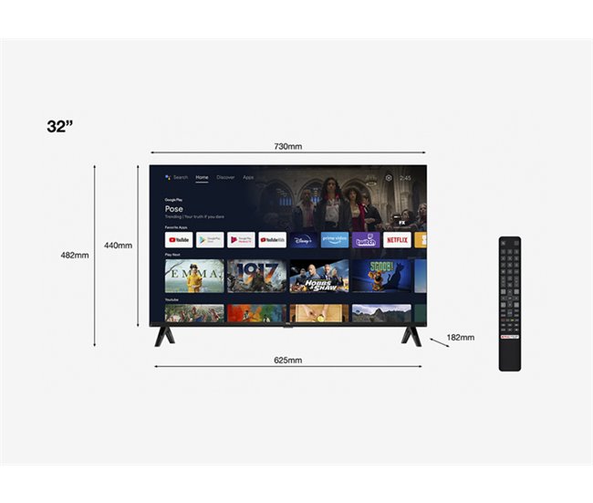 Conforama TV 32 pulgadas TCL 32S5400AF Smart TV ULTRA HD Rebajas online