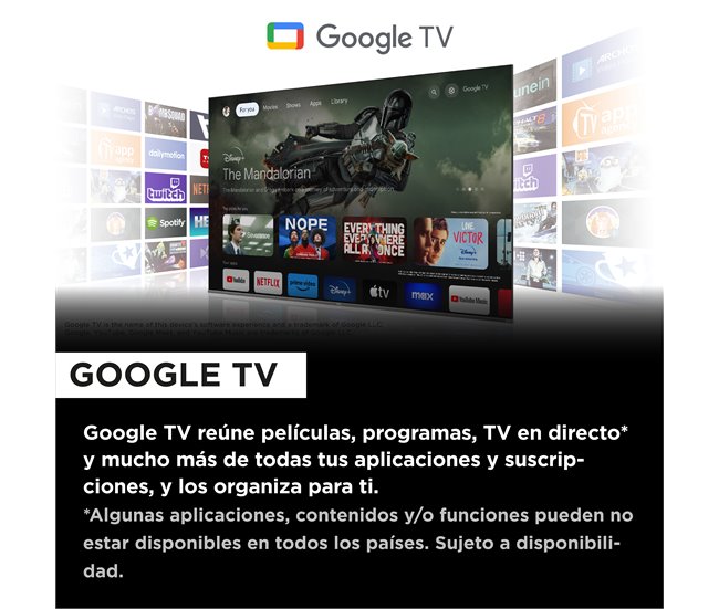 Conforama TV 98 pulgadas TCL 98C655 QLED Smart TV 3 HDMI 1 USB Últimos 2 días