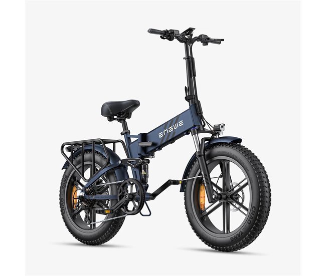 Conforama Bicicleta Eléctrica Engwe Engine Pro 2.0: Motor 750W Batería 52V16Ah Autonomía 110KM. Freno de aceite hidráulico. Color azul Liquidación