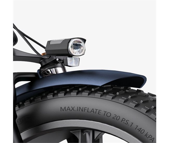 Conforama Bicicleta Eléctrica Engwe Engine Pro 2.0: Motor 750W Batería 52V16Ah Autonomía 110KM. Freno de aceite hidráulico. Color azul Liquidación