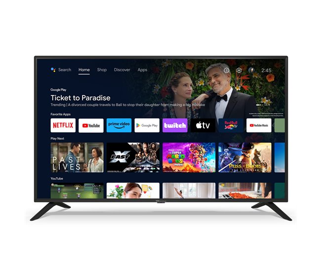 Conforama Smart TV 50 pulgadas 4K Hey Google Official Assistant con control por voz. Televisor Android 11 - TD Systems PRIME50C20GLE Envío internacional gratuito
