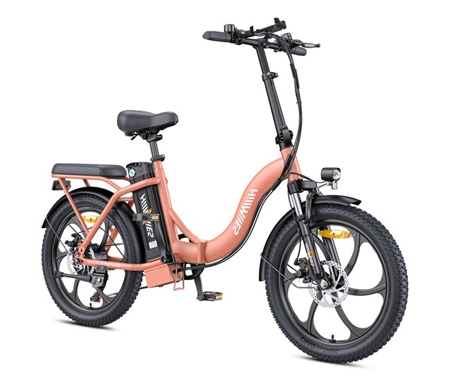 Conforama Bicicleta Eléctrica HillMiles MilePort 1 – Motor 250W Batería 36V13Ah Neumáticos De 20 Pulgadas Freno De Disco Mecánico - Rojo Tienda de fábrica