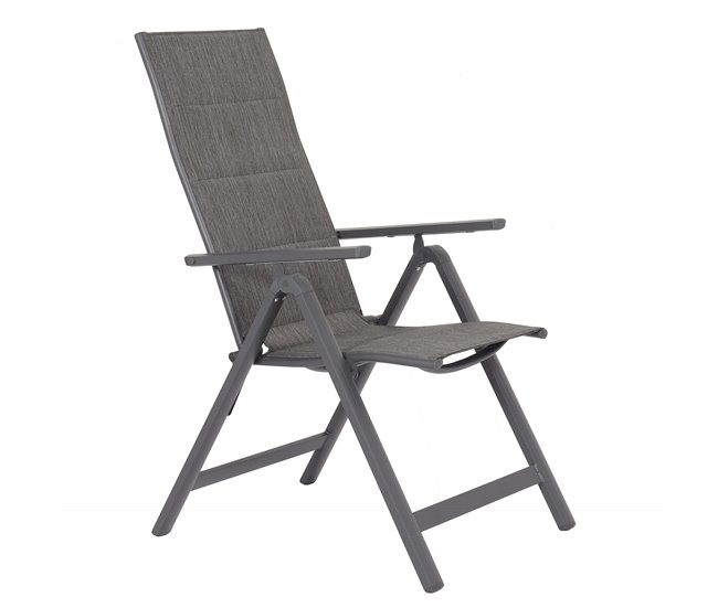 Conforama Silla de jardín SARAI color gris En línea