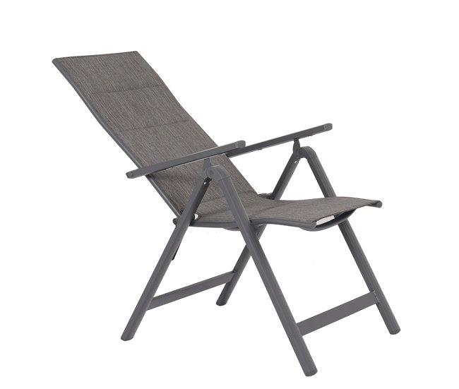 Conforama Silla de jardín SARAI color gris En línea