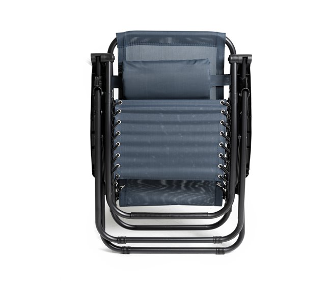 Conforama Pack de 2 sillas jardin multiposiciones NERI color azul Venta caliente