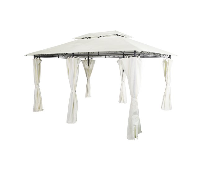 Conforama Pérgola RITA 275x400x300cm color beige Rebajas de fábrica