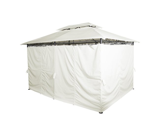 Conforama Pérgola RITA 275x400x300cm color beige Rebajas de fábrica