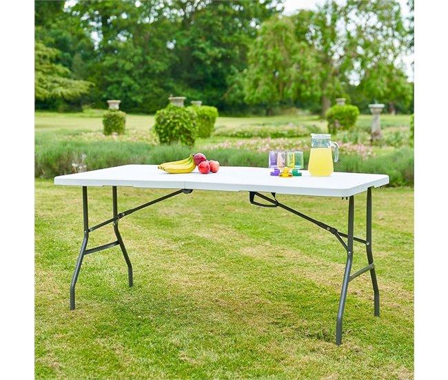 Conforama Mesa multiusos CATERING plegable 180x74cm HDPE blanco Tienda