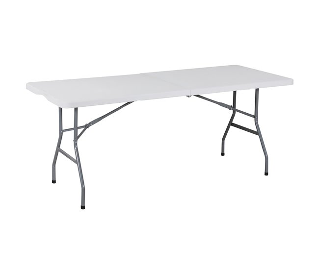 Conforama Mesa multiusos CATERING plegable 180x74cm HDPE blanco Tienda