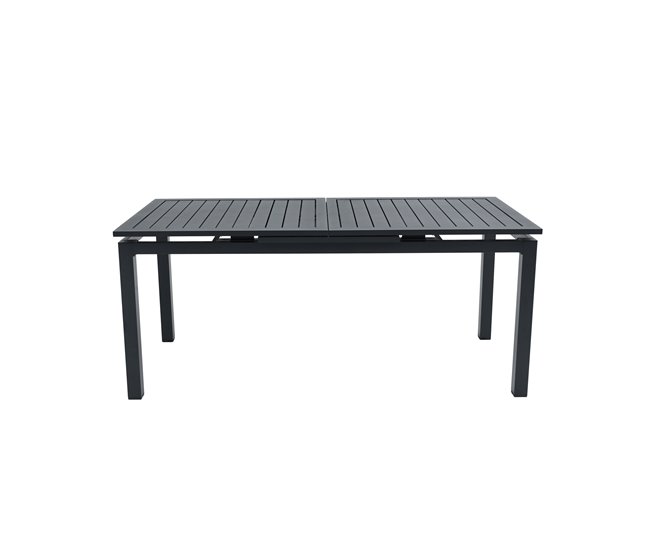 Conforama Mesa extensible de jardín ORION gris oscuro Liquidación