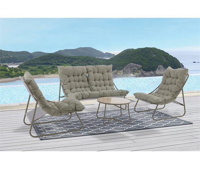 Conforama Set de jardín LARISA color beige Rebajas top