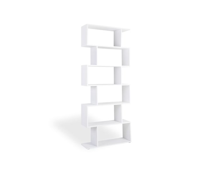 Conforama Estantería Makku alta Blanco 190 5x80X24 5 cm Devoluciones gratuitas