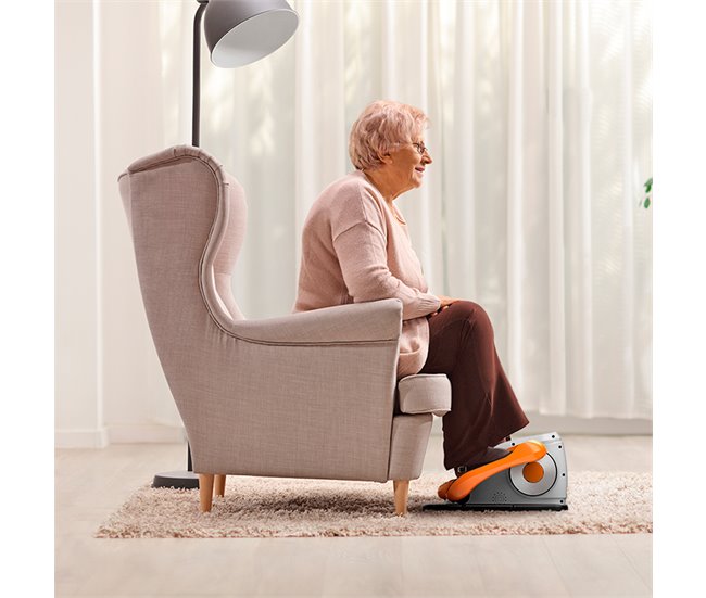 Conforama Mini Eliptica eléctrica Trainer Legs ELLIPTIC Ejercitador de piernas Bidireccional 4 Funciones 5 velocidades Mando Gridinlux Outlet online