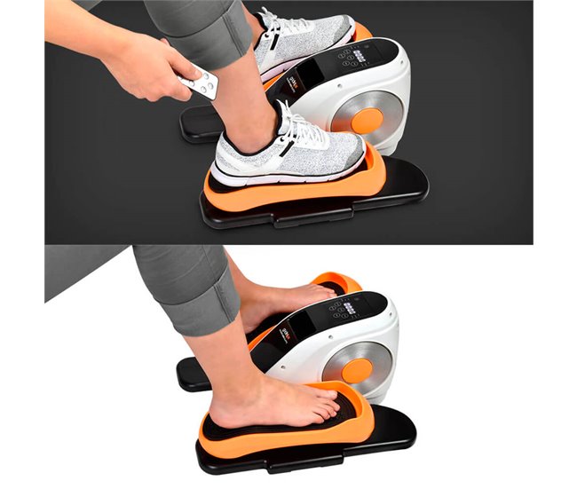 Conforama Mini Eliptica eléctrica Trainer Legs ELLIPTIC Ejercitador de piernas Bidireccional 4 Funciones 5 velocidades Mando Gridinlux Outlet online