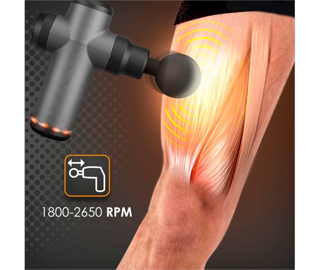 Conforama Pistola Masaje Muscular Masajeador GUN 265 Profesional 20 Modos Gridinlux Rebajas online