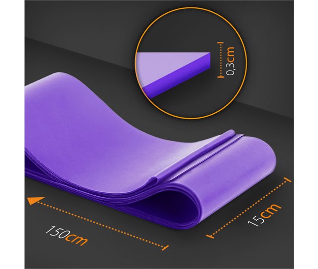 Conforama Banda de Resistencia Pilates 5 lb – 15 lb Cinta elástica Goma Fitness Gridinlux Envío gratis