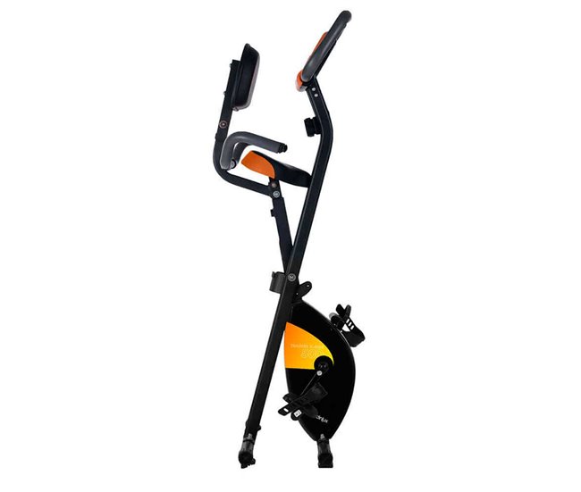 Conforama Bicicleta estática TRAINER X-BIKE 500 Magnética Plegable Pantalla LCD 8 Niveles GRIDINLUX Envío gratis