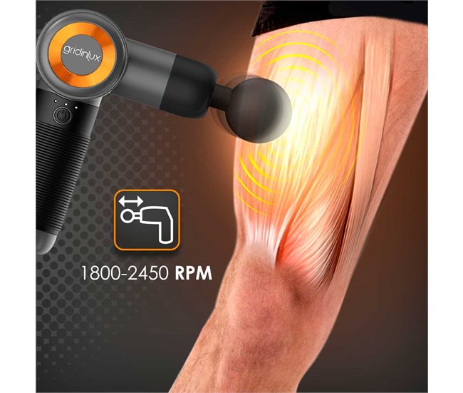 Conforama Pistola Masaje Muscular Masajeador GUN 240 Profesional 3 Modos Gridinlux Últimos 3 días