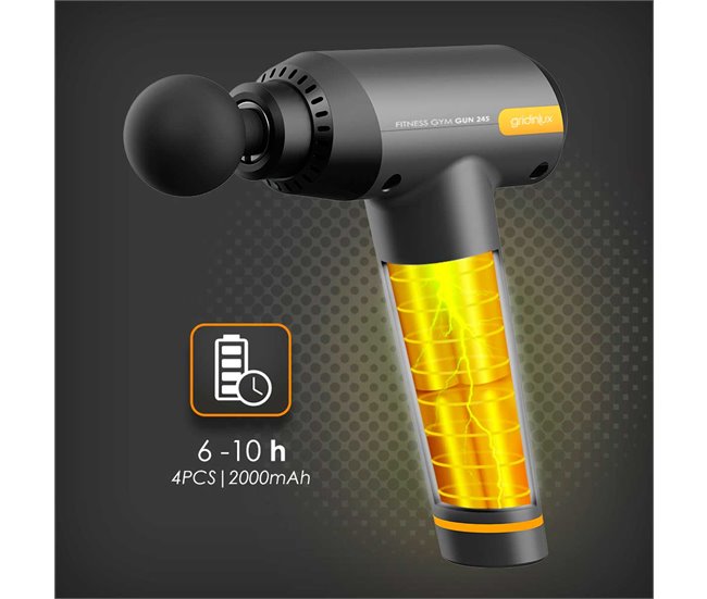 Conforama Pistola Masaje Muscular Masajeador GUN 245 Profesional 20 Modos Gridinlux COMPRAR AHORA