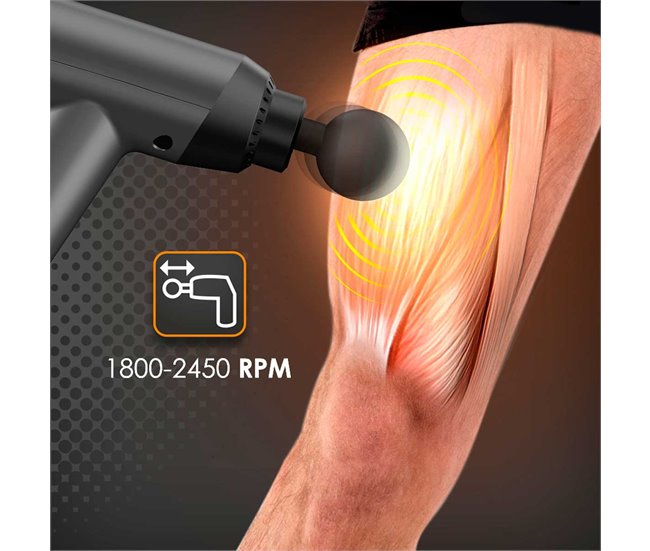 Conforama Pistola Masaje Muscular Masajeador GUN 245 Profesional 20 Modos Gridinlux COMPRAR AHORA