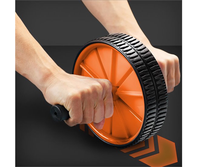 Conforama Set Rodillo abdominales y alfombrilla 2 Niveles Ergonómico Fitness Gridinlux Último día
