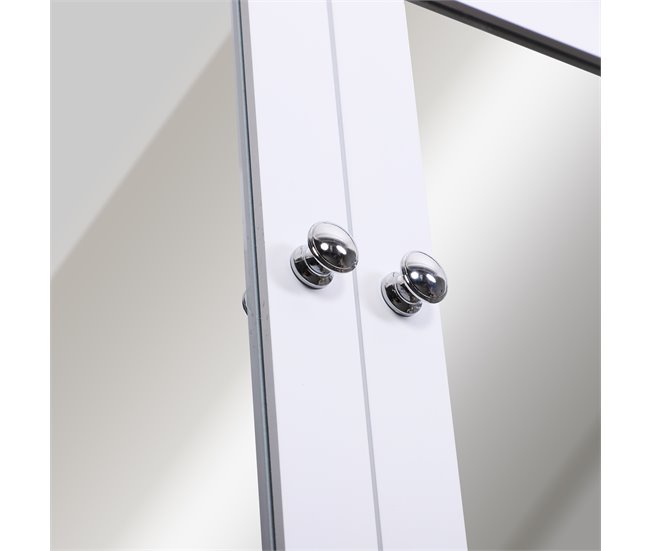 Conforama kleankin Armario de Baño con Espejo de Pared con 2 Puertas Armario de 3 Niveles para Almacenamiento Armario de Pared para Cocina Baño Salón Tablero de MDF Fuerte y Fácil de Limpiar Blanco 56x13x58cm Grandes descuentos