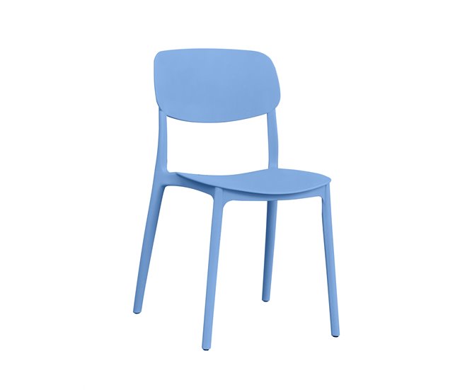 Conforama Silla de cocina LAIA fija PP azul claro Los más vendidos