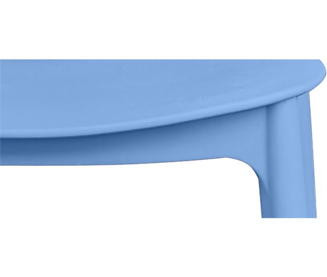 Conforama Silla de cocina LAIA fija PP azul claro Los más vendidos
