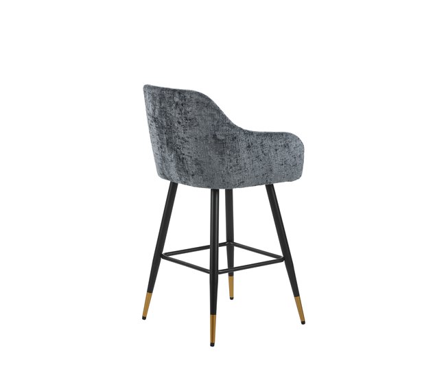 Conforama Taburete alto ROYAL azul fijo 94 cm de alto Liquidación