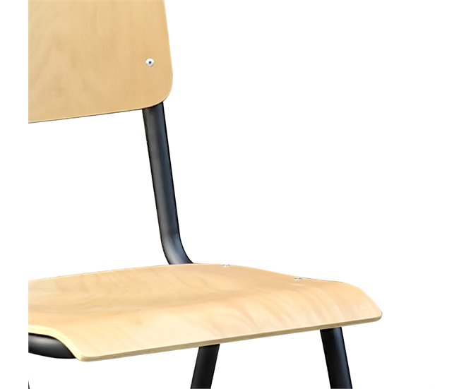 Conforama Silla de cocina TANIA fija madera madera natural Último día