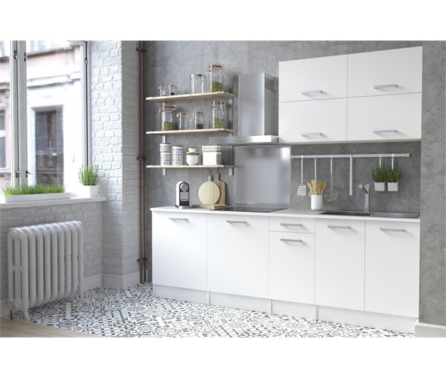 Conforama Módulo bajo UNO de 80cm 2 puertas blanco mate Promoción por tiempo limitado