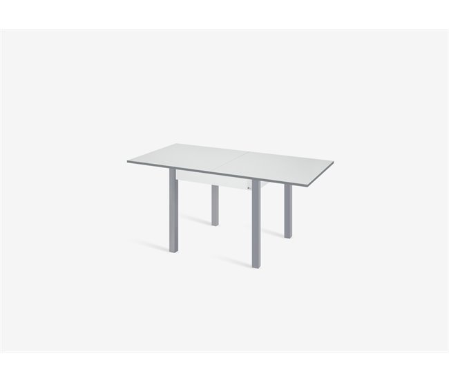 Conforama Mesa de cocina extensible libro B-BOOK BLANCA 80(160)x80cm Promoción trimestral