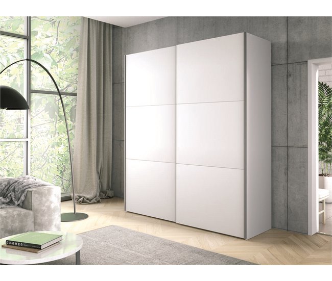 Conforama Armario ALHAMBRA puertas correderas 200x230cm blanco Envío internacional gratuito
