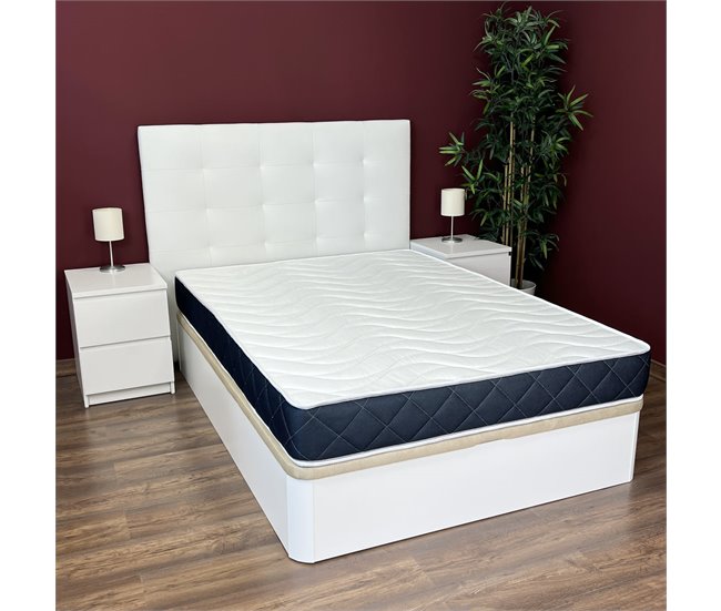 Conforama Colchón 90x190 Viscoelástico Juno Reversible Firmeza-Dureza Media-alta + Almohada de regalo de 70cm Descuento por venta flash