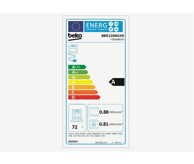 Conforama Horno BEKO BBIE123001XD multifunción. A. Inox y negro Descuento