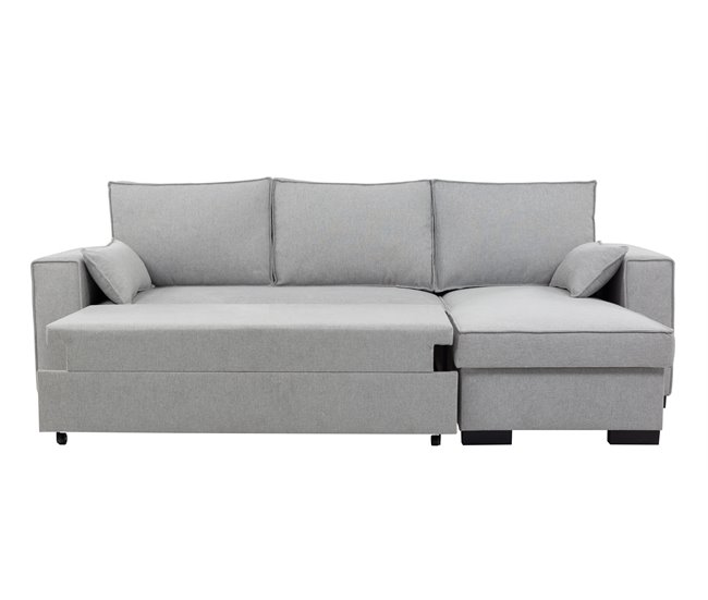 Conforama Chaise longue reversible con cama MARLON color gris Precio de fábrica