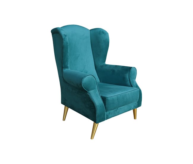 Conforama Sillón FLORENCIA decorativo color azul Ofertas de temporada