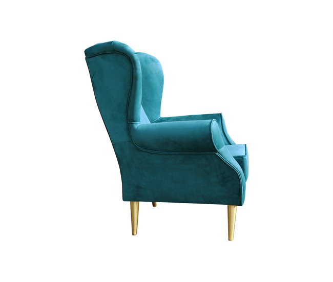 Conforama Sillón FLORENCIA decorativo color azul Ofertas de temporada