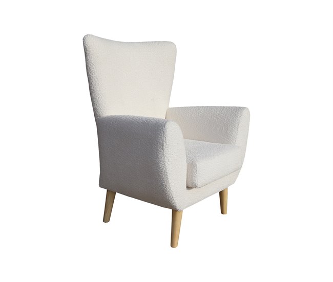 Conforama Sillón decorativo color blanco BOB Ofertas especiales