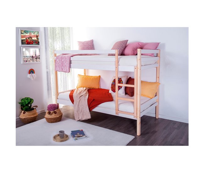 Conforama Litera JUMPER 8K 90X190 con escalera reversible Ofertas