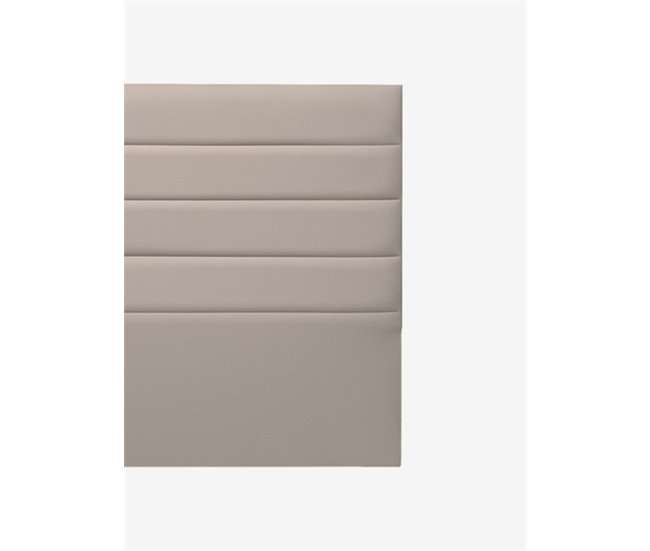 Conforama Cabecero MONTREAL piel sintética arena 160x120cm Rebajas de fábrica
