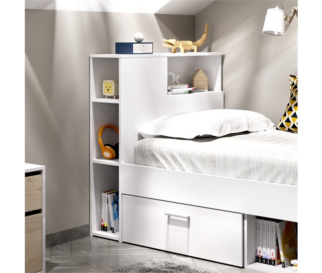 Conforama Cama compacta 90X190 con cajones LANKA Liquidación