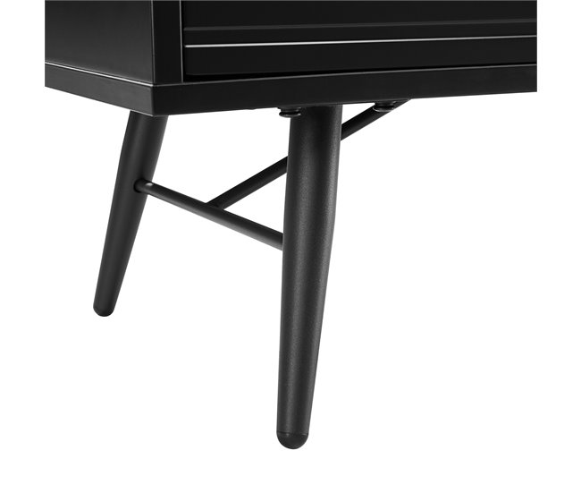 Conforama Cómoda EMILY 90x80x40cm 4 cajones negro Último día